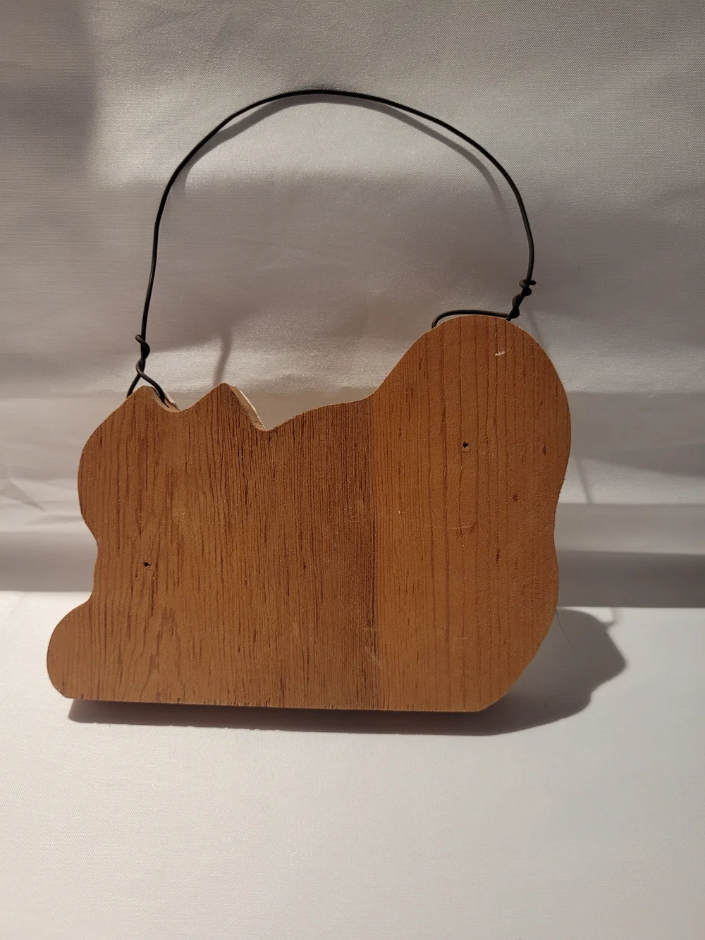 Decorative Cream Cat Sign - One Spoiled Rotten Cat Lives Here